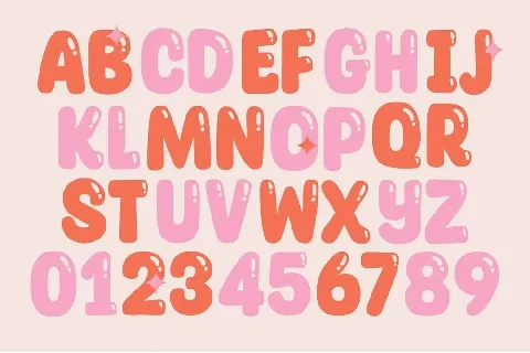 Glossy Sheen font