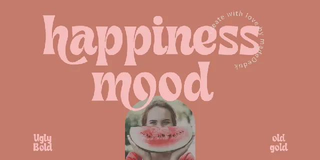 Happiness Mood font