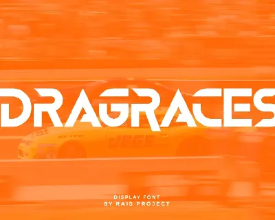 Dragraces font