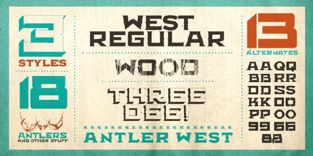 Antler Family font