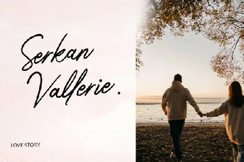 Romantic Ending Script font