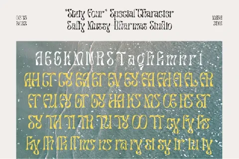 Salty Mussy Display font