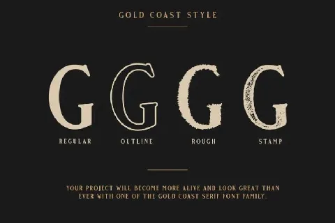 Gold Coast font