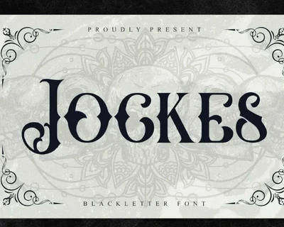 Jockes font