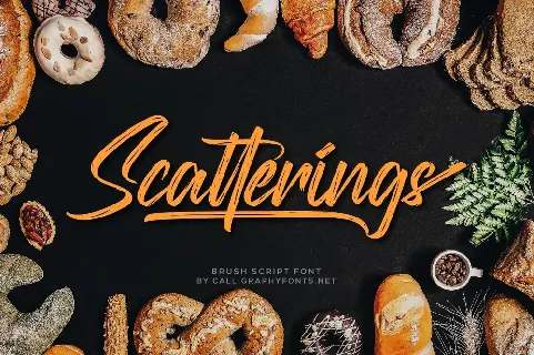 Scatterings Demo font