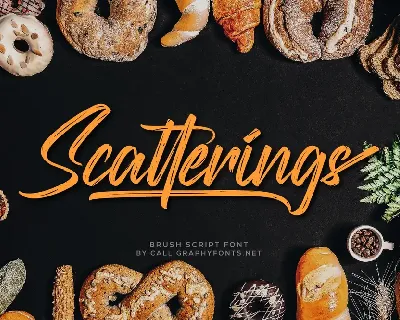 Scatterings Demo font