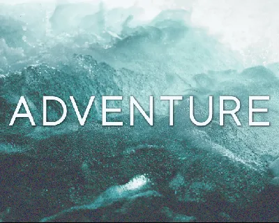 Adventure font