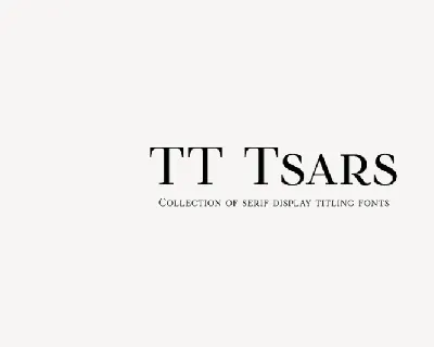 TT Tsars Family font