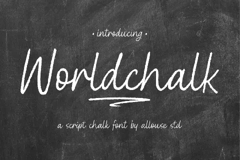 Worldchalk font