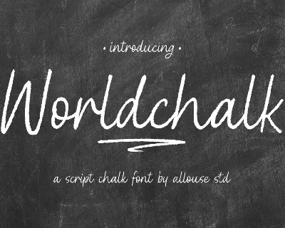 Worldchalk font