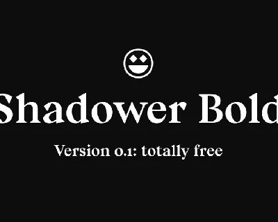 Shadower font