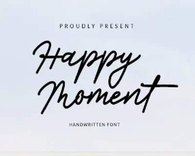 Happy Moment font