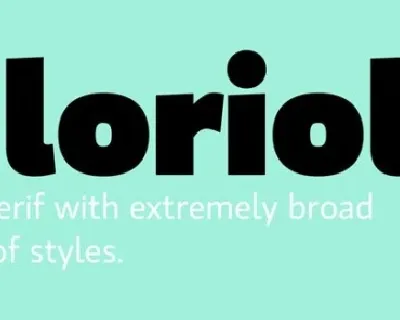 Gloriola Family font