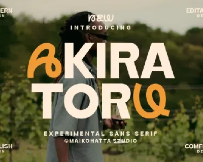 Akira Toru font