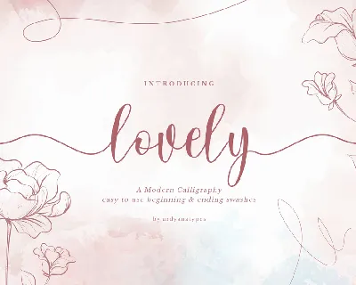 Lovely Personal Use font