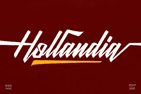 Hollandia font