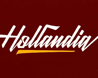 Hollandia font