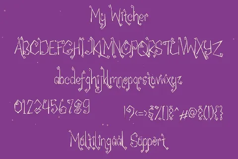 My Witcher font