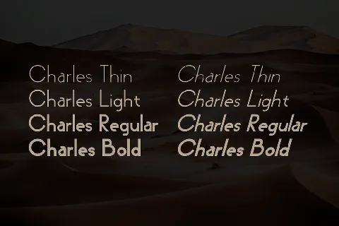 Charles Elegant font