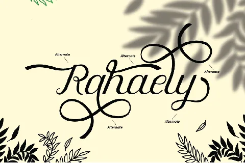 Rahaely font