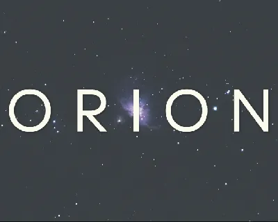 Orion font