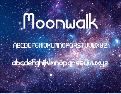 Moonwalk font