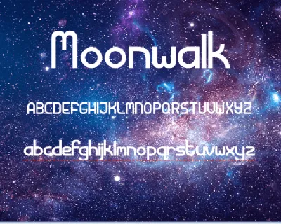 Moonwalk font