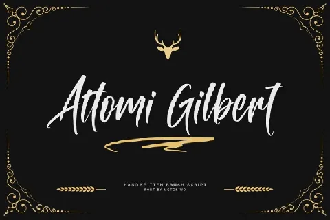 Attomi Gilbert Script font