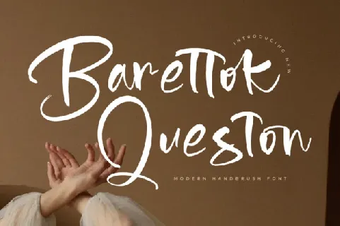 Barettok Queston font