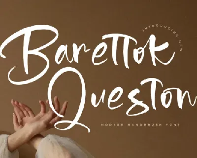 Barettok Queston font