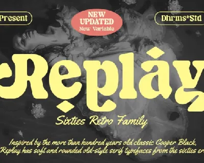 Replay Display font