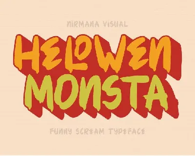 Hellowen Monsta font