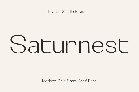 Saturnest font