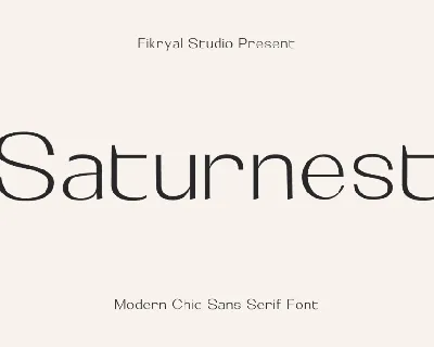 Saturnest font