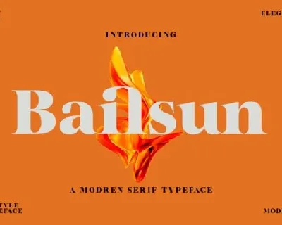 Bailsun font