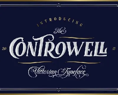 Controwell Victorian Typeface font