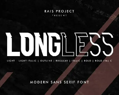 Longless font