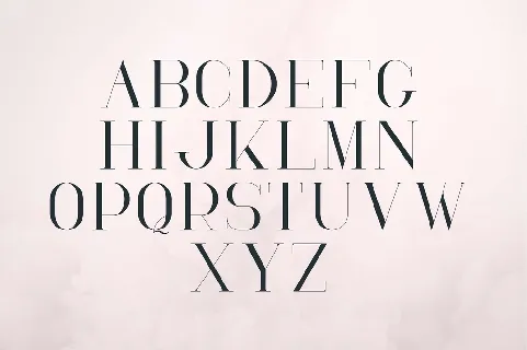 RoseGold Serif Free font