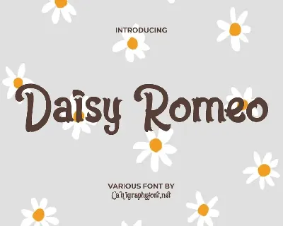 DaisyRomeoDemo font
