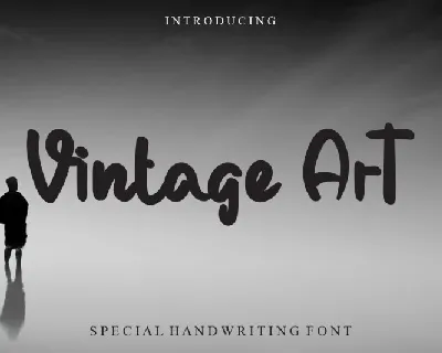 Vintage Art font