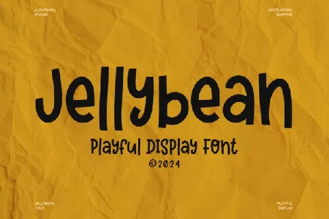 Jellybean font