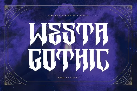 Westa Gothic - Demo Version font