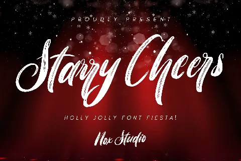 Starry Cheers font