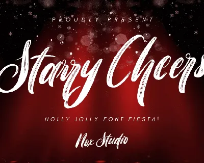 Starry Cheers font