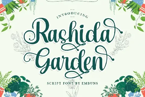 Rashida Garden font