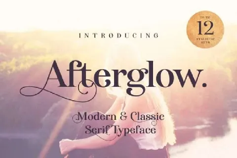 Afterglow Typeface Free font