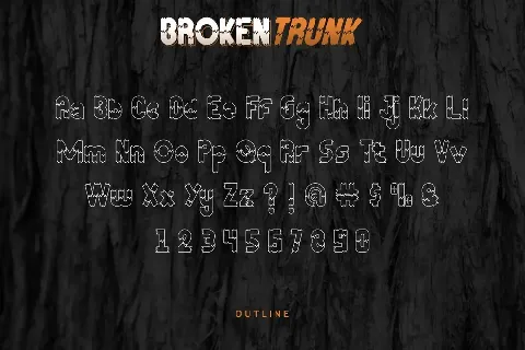 Broken Trunk Demo font