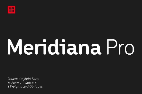 Meridiana Pro Family font