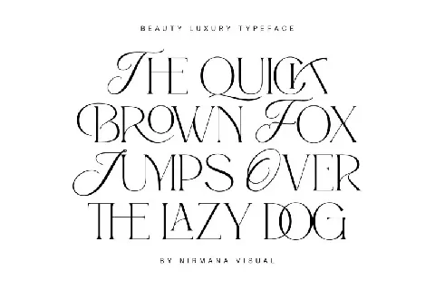 Beauty Luxury font