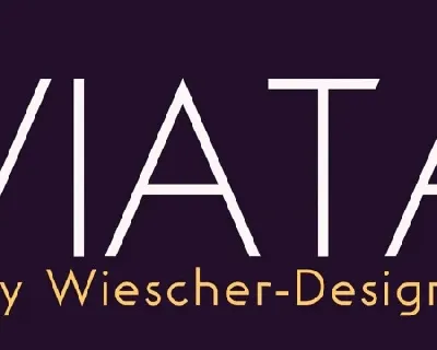 Viata Family font